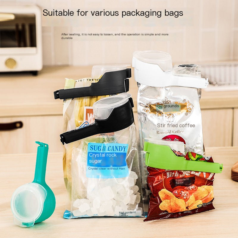 Multifunctional food sealing clip